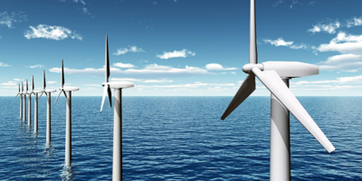 Wind Turbines on Offshore Wind Farm